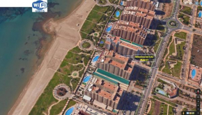 Гостиница Apartamento 1ª Línea de mar en Marina d'Or con césped y playa Familiar  Кабанес